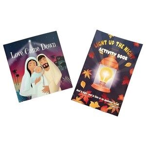 Lot of 2 Children's Story Book Love Came Down & Light Up the Night Christmas